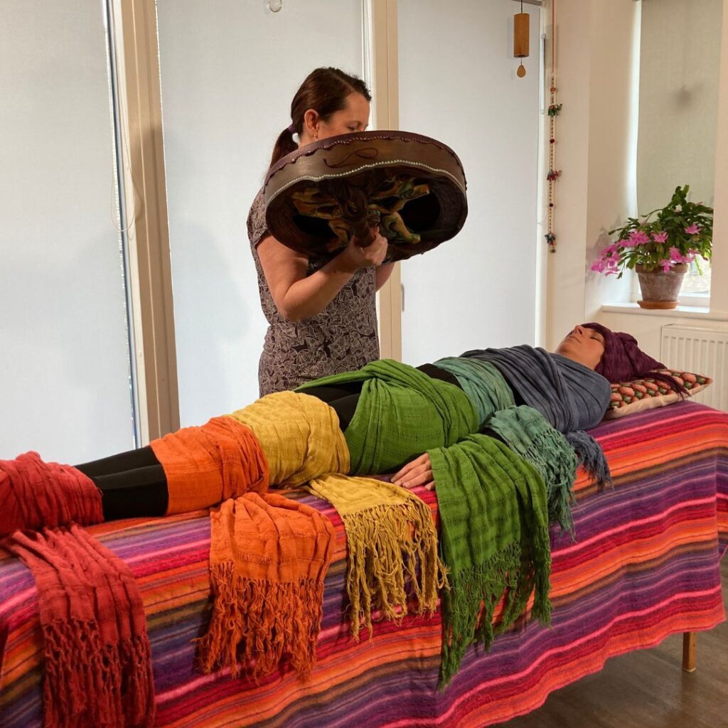 Closing the bones ceremony