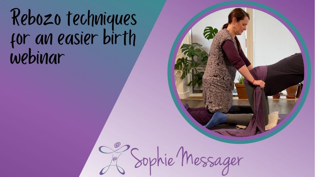 Recording of the rebozo for an easier birth webinar