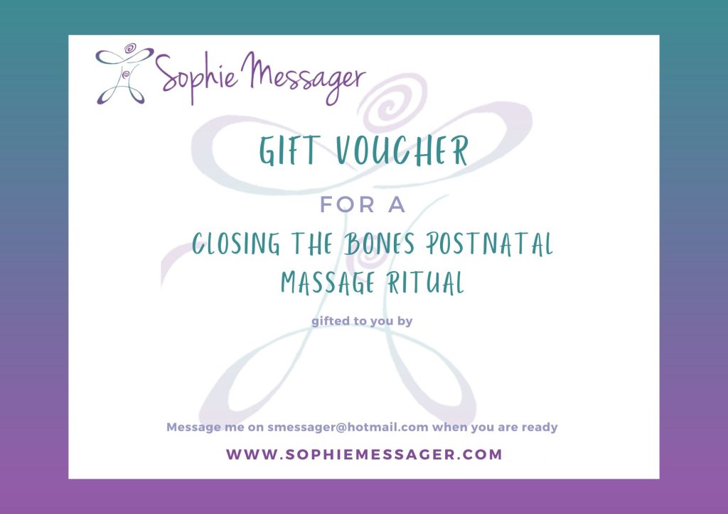 Closing the bones ceremony gift voucher
