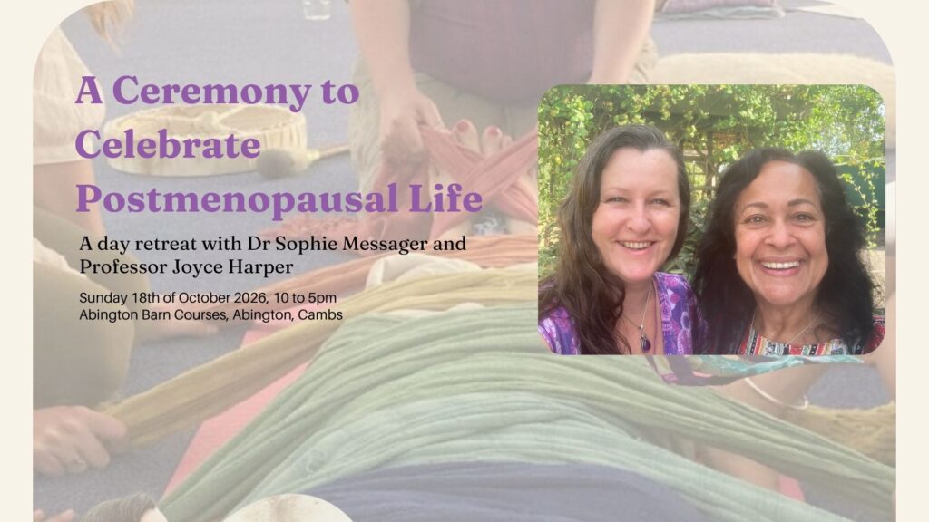 A Ceremony to Celebrate Postmenopausal Life, 18th October 2026